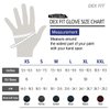 DEX FIT Premium Nylon Work Gloves FN320 - Firm Nitrile Grip, 3D-Comfort Stretchy Fit, Thin & Lightweight, Protective & Durable, Breathable, Machine Washable; Black 8 (M) 3 Pairs