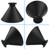 Magical Ice Scrapers for Car Windshield - 2 Pack Cone Magic Car Ice Scraper with Funnel, Round Snow Scraper