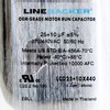 Supco Capacitor Oval Dual Run 25 + 10 uf 370/440 Volts for HVAC Motors Compressors LCD25+10X440 Linebacker