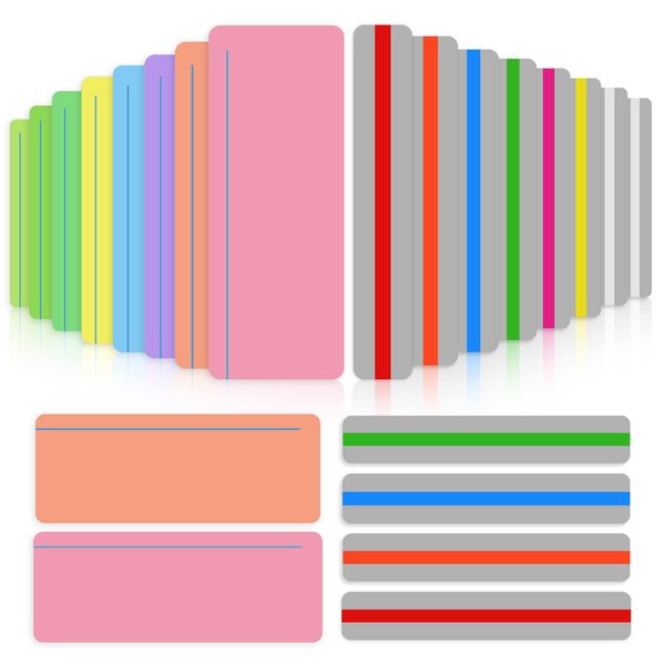 16 Pcs Guided Reading Strips Sentence Strips Highlight Strips Colored Overlay Highlight Bookmarks for Children Teacher Dyslexia Reading Tools