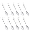 Demitasse Espresso Spoons,10pcs Mini Coffee Spoon 4.7 Inch Stainless Steel Spoons Small Spoons for Dessert, Tea (silver)