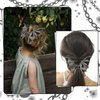 Vsdski Metal Hair Clips Black Bat Hair Claw Clips for Thick Thin Hair Halloween Hair Accessories for Women Punk non-slip Claw Clips Strong Hold Hair Jaw Barrettes for Cosplay Party Hair Supplies
