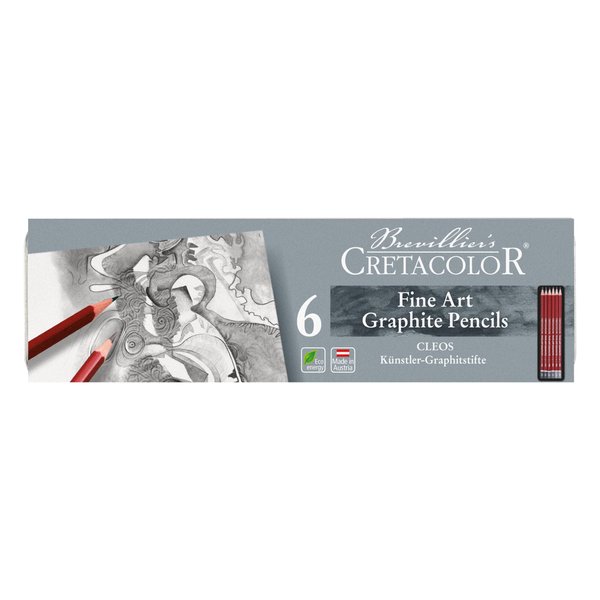 CRETACOLOR Fine Art Graphite Set, Set of 6