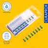Curaprox CPS 06 Prime Refill Interdental Brushes, 8-Piece Refill Pack interdental Brushes CPS 06 Prime, 0.6 mm to 2.2 mm, Turquoise