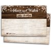 50 Rustic Wedding Advice Cards & Well Wishes for the Bride and Groom - Bridal Shower Games, Wedding Decorations, Rustic Wedding Decorations, Bridal Shower Decorations