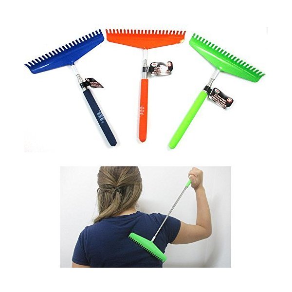 ATB Wide Telescoping Back Scratcher Extendable Metal Telescopic Massager Extends 25"