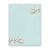100 Stationery Writing Paper, with Cute Floral Designs Perfect for Notes or Letter Writing - Cherry Blossoms