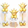 8Pcs Gold Crown Foil Balloons Party Decorations.Wedding Bridal Shower Marriage Engagement Party Supplies