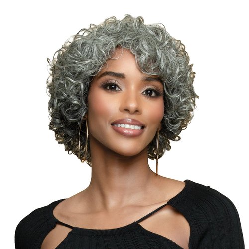 BOBBI BOSS Stunna Series MH1509 Latrice Short Curly Human Hair Wig 100% Human Hair Wigs, Unprocessed Human Hair Bundles (MD51/44)