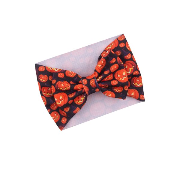 Halloween Turban Headband Baby Halloween Hair Band Bow Baby Halloween Bow Headwear BHH02 (B1-Turban)