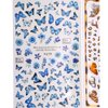 Butterfly Nail Art Stickers Flowers Nail Design Bulk Decals Holographic Self Adhesive Leopard Water Transfer Colorful Rose Girls