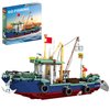 WVINVW Fishing Boat Building Blocks Sets, Compatible with Lego Boat Sea Fishing Building Blocks Toy Set Collection Decoration, Gifts for Boys and Girl Ages 6-12 Years Old and up, 582 Pcs
