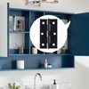 Murtenze 12 Pack 2.5 Inch Door Hinge Cabinet Hinge,Black Butt Hinges Ball Bearing Hinges Window Hinges Outdoor Hinges with Mounting Screws