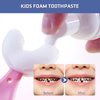 Foam Toothpaste Kids, 4 Packs Kids Foam Toothpaste for U-Shape Electric Toothbrush, Toddler's Toothpaste with Low Fluoride, Children Oral Cleaning for Best Result