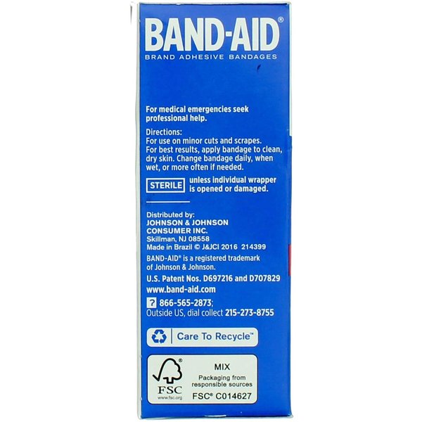 BAND-AID TRU-STAY Sheer Adhesive Bandages, All-One Size 40 Each ( Pack of 6)