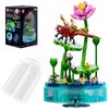Mould King Insect Collections Dragonfly Building Sets with Lutos Building Blocks, Dragonfly Building Kits for Adults and Kid Boys Girls 8 9 10, 396 Pieces Natural Style STEM Toy Music Box with Lights