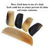 5MOONSUN5's Ox Horn Comb Premium Quality 100% Handmade Anti Static Natural Fine Horn pocket Comb Without Handle- Professional Detangling Massage Fine tooth Comb A Great Gift - (5.5 inch)