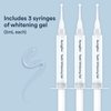 Auraglow 44% Teeth Whitening Gel Syringe Refill Pack, 44% Carbamide Peroxide, (3X) 5ml Syringes, 30 Whitening Treatments