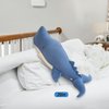 EVYEFL Whale Plush, 20 Inch Marine Animal Whale Pillow, Whale Stuffed Animal Plush Doll, Soft Plush Kids Gift(Blue,20 Inch)