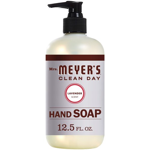 Meyers Lavender Liquid Hand Soap, 12.5 Oz, (Pack of 6)