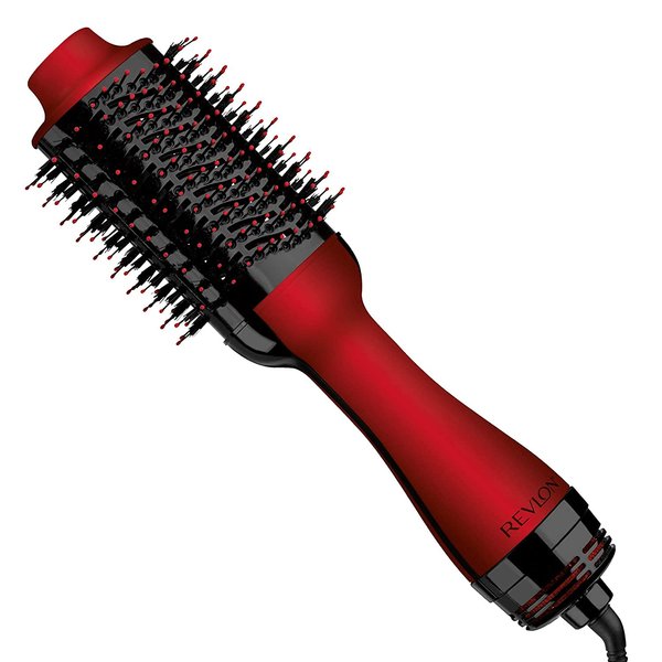 REVLON Salon One-Step Original 1.0 Hair Dryer and Volumizer Hot Air Brush, Teal - Diffuser, Ionic Technology, Adjustable Heat Settings, Cool Tip, Dryer Attachment