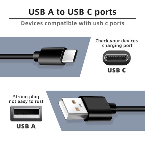 USB Type-C Wall Charger Fit for New Jitterbug Flip 2 Generation, Lively Jitterbug Smart 4, Jitterbug Smart 3 Generation Phone Charging Cable Cord Replacement