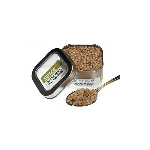 Whole White Peppercorns Tin