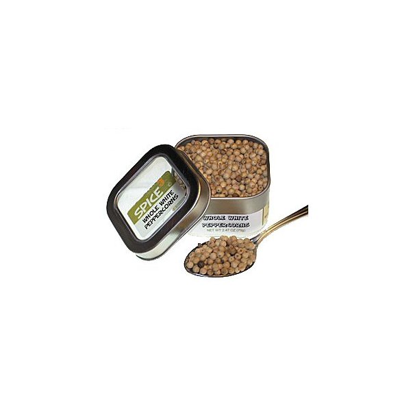 Whole White Peppercorns Tin