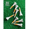 Pride Performance Professional Tee System Plastic Golf Tees 30 Count(Pack of 1)), 1 1/2-Inch,White