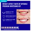 MySmile 7 Treatments Prefilled Teeth Whitening Trays Kit with 12% Hydrogen Peroxide Whiter Gel for Sensitive Tooth, Fast-Result Vegan Teeth Whitener Tooth Stain Remover, Mint Flavor