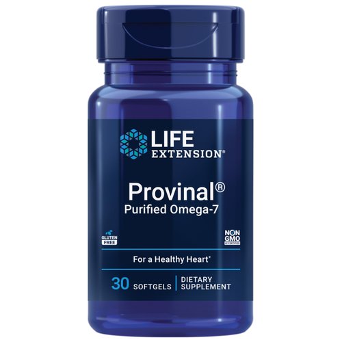 Provinal Purified Omega-7 - Daily Essential Omega 7 Fatty Acids Supplement, Palmitoleic Acid Fish Oil For Heart Health & Inflammation Management - Gluten-Free, Non-GMO - 30 Softgels Month Supply