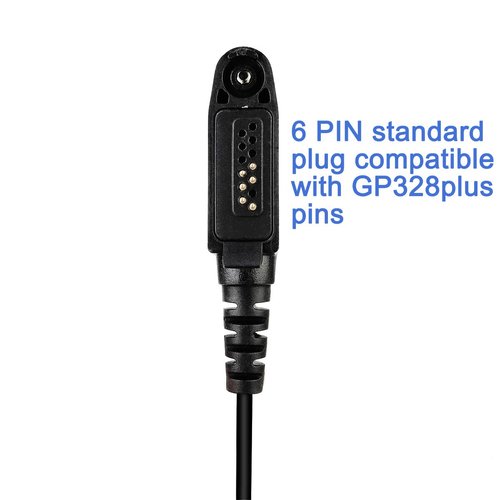 Retevis IP66 Waterproof Two Way Radio Earpiece with Mic,Compatible RT29 RT48 RT47 RT47V RB23 RB46 NR30 RT29D RT83 RT82 Ailunce HD1 HA1G Motorola EX500 GP328Plus Walkie talkies(4 Pack)