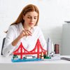 DOLBLOCK Micro Building Blocks Set San Francisco Golden Gate Bridge Modle Set, Architecture Skyline Collectible Building Kit Toy Present for Adults and Teens (1610 Pieces)