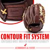 Franklin Sports Baseball Gloves - RTP Pro Baseball Fielding Glove - Infield/Pitcher Glove - 12", Brown
