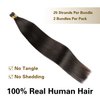 Sunya I Tip Hair Extensions Human Hair 18 Inch Itip Hair Extensions Human Hair Natural Black I Tip Hair Extensions Pre Bonded Real Itip Human Hair Extensions 40g/50Strands
