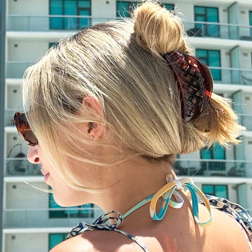 Camila Paris French Hair Clip for Women Thick Hair, 3.5 Inch, Hair Claw Clips for Long Curly Wavy Hair, Strong Hold No Slip Grip, Made in France
