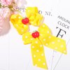 Back to School Hair Clips Bow Hair Clips for Women Yellow Apple Bows Claw Clips Design Cute Hair Accessories for Styling Non-Slip Hair Clips Decorations 2PCS