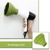 Hair Diffuser Attachment for Hair Dryer Travel Collapsible Portable Diffuser for Curly Hair Women .Airflow Attachment for Salon or Home Use with Nozzle 1.65-1.9In (cyan)