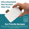 Jungle Culture Eco Sponge Set of 4 • Eco Friendly Natural Dishwashing Sponges • Non-Scratch, Biodegradable & Durable • Double Sided Loofah Kitchen Scourer • Compostable & Reusable Washing Up Sponges