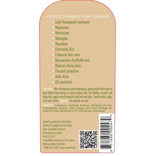 Macvoil Macadamia Oil Re-Conditioner