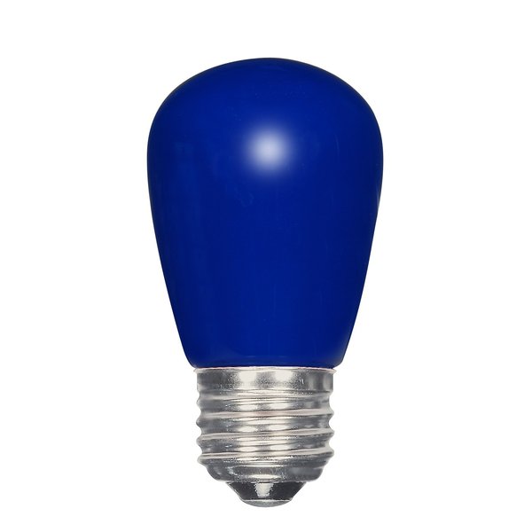 Satco S9172 Medium Light Bulb in Bronze/Dark Finish, 3.31 inches, Blue
