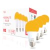 hooga Sleep Light Bulb, Blue Light Blocking Amber Night Light. 1600K Sleep Aid Emits Only 0.06% Blue Light for Healthy Sleep. Baby Nursery Light. 7W LED, 45W Replacement 4-Pack