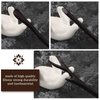 3 Pieces Wood Hair Sticks Japanese Hair Chopsticks Pencil Hair Sticks Chopstick Hair Clip for Buns Hair Pins Ebony Hair Chopsticks for Women Girls Hair Accessory, 3 Styles