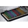 Alluring Hologram Colored Glitter Lashes C Curl .15 X 12mm for Eyelash Extension