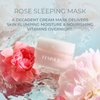 FEMMUE Rose Sleeping Mask Face Moisturizer (1.76 oz) | Hydrating Gel Mask to Soothe Dry, Red Skin | With Rose Water | Korean Skin Care