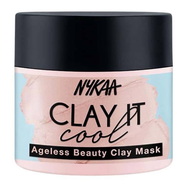 Nykaa Naturals Clay It Cool Clay Mask - Face Mask Improves Blood Circulation, Provides Youthful Glow - Rich in Antioxidants - Ageless Beauty - 3.5 oz