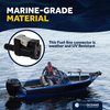 Five Oceans 3/8-Inch Barb Female Fuel Line Quick Connector for Yamaha/Mercury Outboard Connections and Mercury Fuel Tank Side, Replaces Part 22-13563Q7, 22-13563A7, 22-13563A6, 22-13563T7 - FO2888