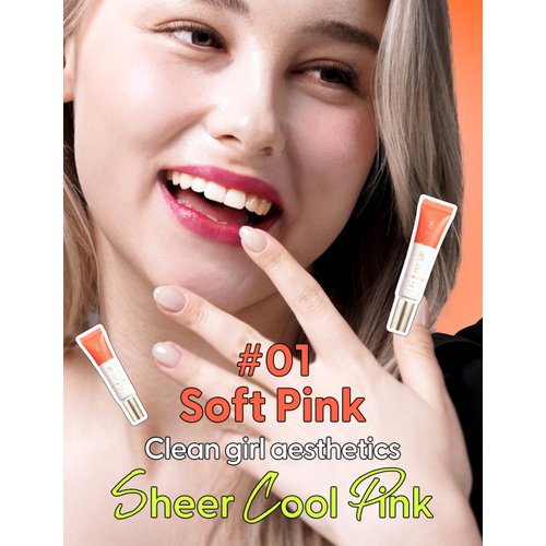 Berrisom LIP My Tint Pack - Korean Lip Stain Peel Off Pack | Kiss-Proof Korean Lip Tint Long Lasting Lip Stain Marker | Waterproof Lip Stain Peel Off Lipstick (01. Soft Pink, 0.50 Fl Oz)