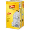 Glad ForceFlex Tall Kitchen Drawstring Trash Bags, 13 Gal, OdorShield, 40 Ct