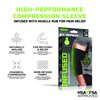Green Drop Elbow Compression Sleeve - Breathable, Patented, Natural Relief-Herb-Infused Support, FSA/HSA Approved